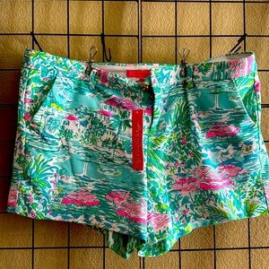 New with tags, Lilly Pulitzer beautiful tropical print shorts